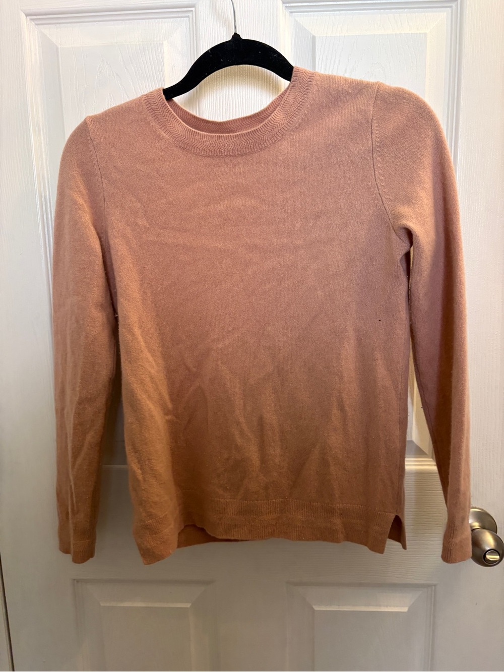 Boden Cashmere Crewneck Sweater in Dusty Rose Pink